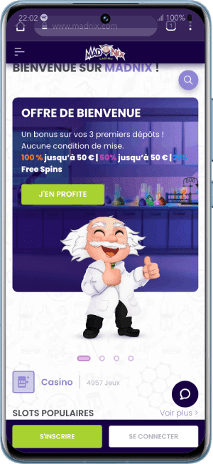 Madnix Casino Download Mobiele App